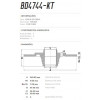 Disco Traseiro Fremax Peugeot 307 03/12 (Par) BD4744KT - 3