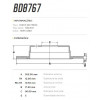 Disco Traseiro Fremax Renault Master 13/ (Par) BD8767 - 3