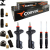 4 Amortecedores Corven + Kits Completo Fiat Palio 2001/2007 - 1