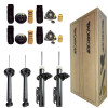 4 Amortecedores Monroe + Kits Ford Escort 1.8 16V 1996/1998 - 1