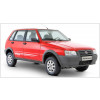 4 Amortecedores Nakata + Kits Fiat Uno Mille Way 2009/2013 - 2