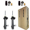 2 Amortecedores Dianteiros Monroe + Kits Ford Fiesta 1.6 2001/2012 - 1