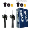 2 Amortecedores Dianteiros Nakata + Kits Gm Corsa Novo Hatch 2002/2012 - 1