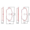 Pastilhas Freio Dianteiro Ferodo Bmw Série 1 04/11 Cooper 07/12 Cooper S HQF4002C - 2