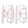 Pastilhas Freio Dianteiro Ferodo Bmw X5 E70 07/13 HQF2385C - 2