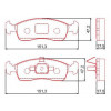 Pastilhas Freio Dianteiro Ferodo Citroën Argo 17/19 Fiorino 15/18 Palio11/14 HQF2279C - 2