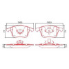 Pastilhas Freio Dianteiro Ferodo Citroën C4 09/18 Evoque 11/18 Freelander 06 HQF2258C - 2