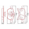 Pastilhas Freio Dianteiro Ferodo Gm Astra 10/11 Vectra 10/11 Zafira 10/11 HQF3006PAC - 2