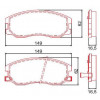 Pastilhas Freio Dianteiro Ferodo Gm Captiva 08/16 Xi7 07/08 HQF2264AC - 3