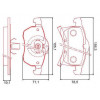 Pastilhas Freio Dianteiro Ferodo Gm Meriva 04/12 Vectra 99/11 Zafira 01/11 HQF2137AC - 2