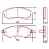 Pastilhas Freio Dianteiro Ferodo Hyundai Elantra 92/95 Sonata 91/98 HQF2149AC - 2