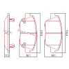 Pastilhas Freio Dianteiro Ferodo Hyundai Sonata 11/16 Optima 11/18 HQF4078AC - 2