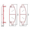 Pastilhas Freio Dianteiro Ferodo Jeep Cherokee 10/18 Commander 06/10 HQF4026AC - 2