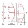 Pastilhas Freio Dianteiro Ferodo Kia Cerato 04/08 HQF4033AC - 2