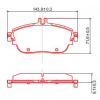 Pastilhas Freio Dianteiro Ferodo Mercedes-Benz Classe B 12/18 Gla200 15/18 HQF4119C - 2