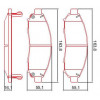 Pastilhas Freio Dianteiro Ferodo Nissan Frontier 05/09 Pathfinder 05/09 Xterra 05/09 HQF4047AC - 2