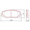 Pastilhas Freio Dianteiro Ferodo Toyota Rav4 060/18 HQF4129C - 2