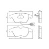 Pastilhas Freio Dianteiro Jurid Audi A1 11/18 S Type 06/19 Xk8 06/09 Passat 06/ HQJ2208A - 2