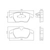 Pastilhas Freio Dianteiro Jurid Citroën C4 09/19 Voque 11/18 Freelander 06/14 HQJ2259 - 2