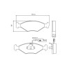 Pastilhas Freio Dianteiro Jurid Fiat Duna 94/97 HQJ2007A - 2