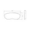 Pastilhas Freio Dianteiro Jurid Ford Edge 07/14 Cx-7 08/12 Cx-9 07/09 HQJ2254 - 2