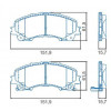 Pastilhas Freio Dianteiro Jurid Gm S10 17/19
 HQJ2347A - 2