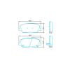 Pastilhas Freio Dianteiro Jurid Hyundai Azera 12/19 Genesis 10/13 HQJ2312A - 1