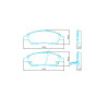 Pastilhas Freio Dianteiro Jurid Hyundai Elantra 12/19 Hb20 12/19 I30 13/19 HQJ2292A - 2