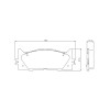 Pastilhas Freio Dianteiro Jurid Lexus Es350 07/10 Camry 06/11 HQJ2276 - 2