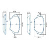 Pastilhas Freio Dianteiro Jurid Toyota Rav 4 01/05 HQJ2362 - 1