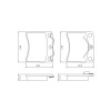 Pastilhas Freio Dianteiro Jurid Vw Caravelle 90/93 Eurovan 93/03 HQJ2140 - 2