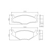 Pastilhas Freio Dianteiro Jurid Vw Cordoba 93/08 Golf 91/94 HQJ2052 - 2