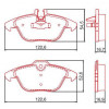 Pastilhas Freio Traseiro Ferodo Audi A4 08/16 A5 07/19 HQF4118C - 2