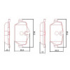 Pastilhas Freio Traseiro Ferodo Bmw Série 1 04/11 HQF4003C - 2