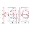 Pastilhas Freio Traseiro Ferodo Bmw Série 3 E90 07/12 HQF2382C - 2