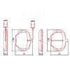 Pastilhas Freio Traseiro Ferodo Land Rover Defender 95/11 Range Rover 85/96 HQF2416AC - 2