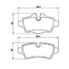 Pastilhas Freio Traseiro Ferodo Mini Cooper S 11/18 Clubman 11/18 HQF4088C - 2