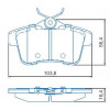 Pastilhas Freio Traseiro Jurid Citroën C4 10/18 3008 10/19 5008 10/19 HQJ2354 - 2