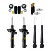 4 Amortecedores Monroe + Kits Jetta 2.0 Asp Base 50mm 11/14 - 1