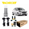 4 Amortecedores Monroe + Kits Ford Novo Ka C/ Barra 2014/ - 1