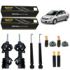 4 Amortecedores Monroe + Kits Nissan Tiida 2007/2013 - 1