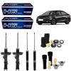 4 Amortecedores Nakata + Kits Sampel Gm Cruze 2017/ - 1