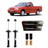 2 Amortecedores Traseiros Corven + Kits Vw Saveiro 1998/2001 - 1