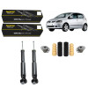 2 Amortecedores Traseiros Monroe + Kits Fox S/ Barra 03/09 - 1