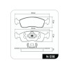 Pastilha Freio Dianteiro Cobreq Novo C3 Manual 1.2 2016/ N598 - 2