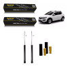 2 Amortecedores Traseiros Monroe + Kits Sampel Sandero Step 15/20 - 1