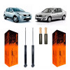 2 Amortecedores Traseiros Cofap + Kits Renault Logan 2007/2013 Sandero 2007/2014 - 1