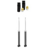 2 Amortecedores Traseiros Nakata + Kits Sampel New Palio 12/ - 1