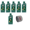 Kit Troca Óleo Castrol 10w40 Fiat Ducato 2.3 Multijet 2012/ - 1