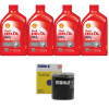 Kit Troca Óleo Shell 20w50 Fiat Uno Fiorino Premio Elba Fiasa 1.0 1.5 1991/2004 - 1